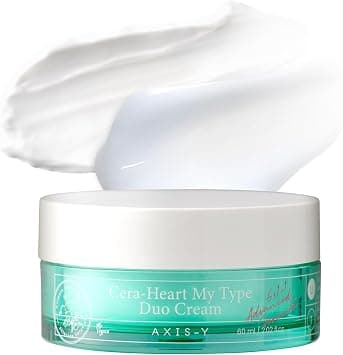 AXIS-Y Cera-Heart My Type Duo Cream 60ml / 2.02 fl. oz. | Dual Cream | Moisturizing Cream | T Zone | U Zone | Heartleaf | Ceramide on Amazon.ae - Price Tracker