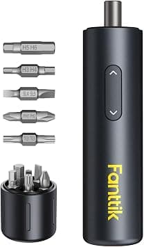 Fanttik S1 Capsule Cordless Electric Screwdriver w/ 5 Double-Ended Bits, Grey - Amazon.ae Price Tracker