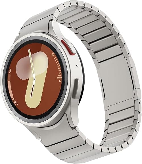 FULLIFE Compatible with Samsung Galaxy Watch 6 Classic Band 47mm 46mm 45mm 44mm 43mm 42mm 40mm Stainless Steel Metal 20mm Watch Band Galaxy Watch 6 5 4/5 Pro/4 Classic for Men Women on Amazon.ae - Price Tracker
