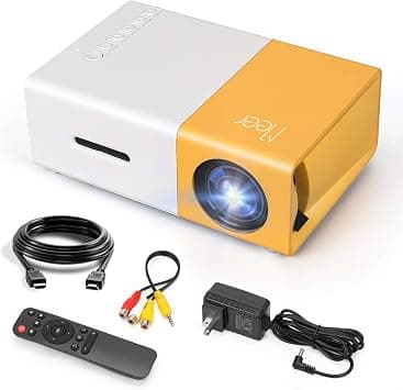Meer Mini Projector, Portable Pico Full Color LED LCD Video Projector for Children Present, Video TV Movie, Party Game, Outdoor Entertainment with HDMI USB AV Interfaces and Remote Control on Amazon.ae - Price Tracker