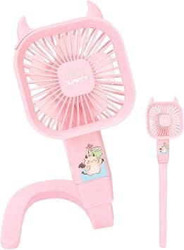 Strollers Fan Rechargeable - Flexible Silicone 3 Speeds Portable Cooling Device,Personal Desk Small Fans,for Cribs Bicycles Motorcycles Children's Scooters Backseat Camping Travel Golf Cart Bed Tent على Amazon.ae - متتبع الأسعار