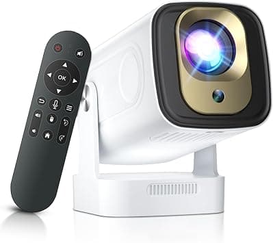 Mini Projector 4K,1080P Support,20000 Lumens,Smart Portable Projector, Android TV Built-in Apps, Auto Focus & Keystone, Short Throw, Wifi 6/Bluetooth 5.4,Salange Movie Projectors for Home Cinema على Amazon.ae - متتبع الأسعار