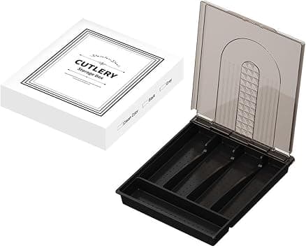Silverware Drawer Organizer, Expandable Kitchen Drawer Storage, Adjustable Cutlery Organizer, Plastic Storage for Spoons Forks Knives على Amazon.ae - متتبع الأسعار