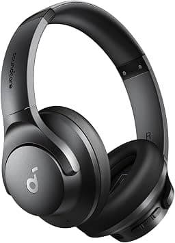 Soundcore by Anker Q20i Hybrid Active Noise Cancelling Headphones, Wireless Over-Ear Bluetooth, 44H Long ANC Playtime, Hi-Res Audio, Big Bass, Customize via an App, Transparency Mode on Amazon.ae - Price Tracker