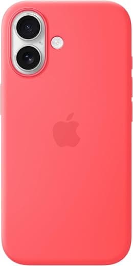 Apple iPhone 17 Silicone Case with MagSafe – Bright Guava ​​​​​​​ - Best Deal Finder