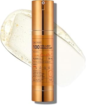 VT Cosmetics Vita-Light Reedle Shot 100, Serum with Vitamin C Capsules, Vitamin E, Hydrating Care, Korean Skincare for Sensitive Skin 1.69Fl Oz(50ml) - Best Deal Finder