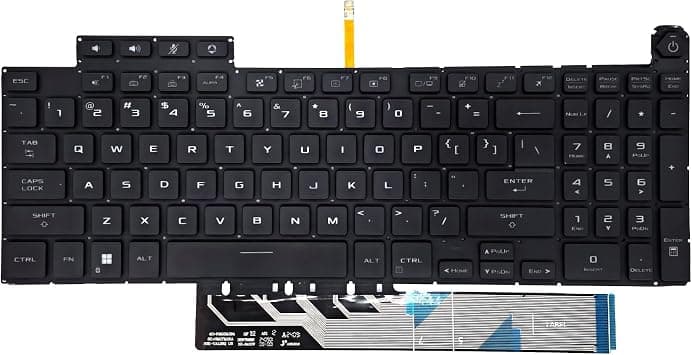 Backlit US Layout Keyboard for ASUS TUF F15 A15 F17 A17 and Dash F15 على Amazon.ae - متتبع الأسعار