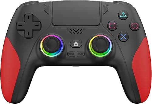 IWGAME Wireless Controller for PS-5/PC, Hall Effect Joysticks & Triggers Gaming Controller with Programmable/Remap/Turbo/LED Light Functions, 3.5MM Headphone Jack, Dual Vibration(Black) على Amazon.sa - متتبع الأسعار