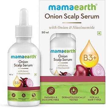 MAMAEARTH Onion Scalp Serum for Healthy Hair Growth, 50 ml on Amazon.ae - Price Tracker