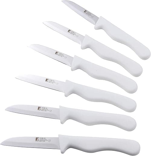 BERGNER 6PC STAINLESS STEEL FRUIT KNIFE SET, WHITE COLOUR, BG39901WH on Amazon.ae - Price Tracker
