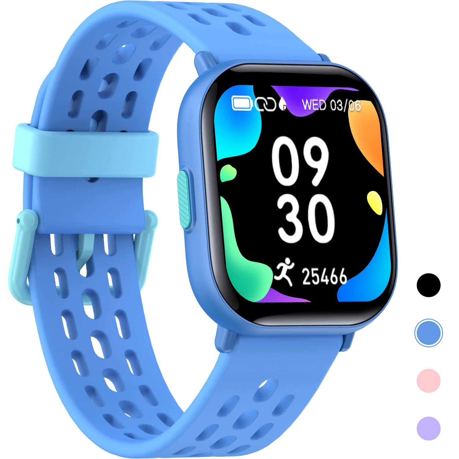 Kids Smart Watch for Boys Girls,IP68 Waterproof Kids Fitness Activity Tracker Watch,Heart Rate Sleep Monitor,8 Sport Modes, Pedometers, Calories Counter, Alarm Clock, Kids Gifts for Teens 6+ (Blue) on Amazon.ae - Price Tracker