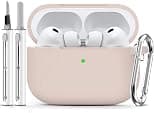 Ljusmicker for AirPods Pro 3 Case 2025 with Cleaner Kit,Soft Silicone Protective Cases for Apple AirPods Pro 3rd Generation Cover for Women Men,AirPod Pro 3 Cases Accessories with Keychain-Milk Tea - Best Deal Finder