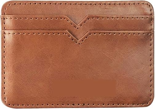 MenWallet Small Leather Magic Wallet with Coin Purse Men Mini Wallet Money Bag Credit Card Clip Clip Cash Wallet Card Wallets For Women, (Color : Auburn) on Amazon.ae - Price Tracker