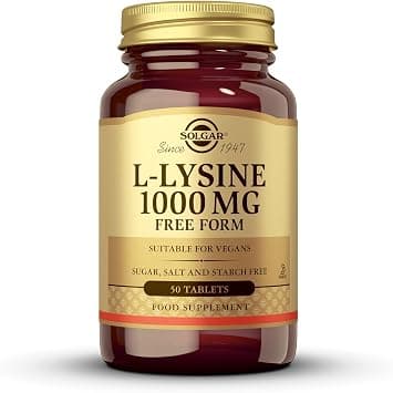 Solgar L-Lysine Tablets 1000 mg, 50 Count - Best Deal Finder