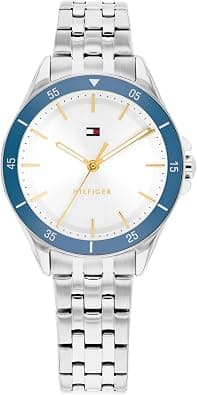 Tommy Hilfiger Women’s Quartz Bracelet Watch - Sport Bezel - Water Resistant up to 30m - Modern, Sophisticated Timepiece - Gift for Her 30mm on Amazon - Best Deal Finder