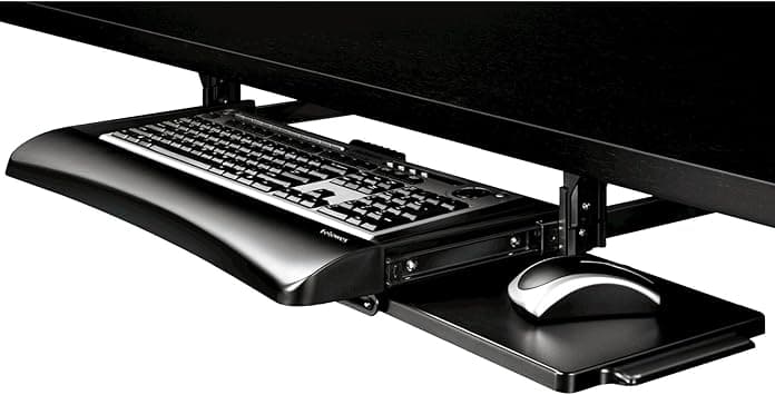 Fellowes Office Suites Underdesk Keyboard Drawer, Black/Silver (9140305) - Amazon.ae Price Tracker