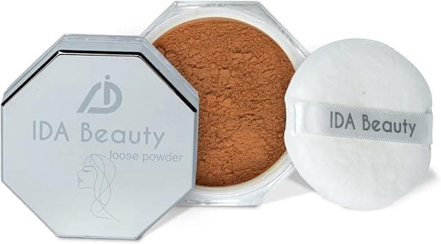 IDA Beauty Weightless Loose Setting Powder | Transparent Setting Powder Makeup for a Long-Lasting, Oil-Absorbing, Flawless Matte Finish (Glam 06,8g) on Amazon.ae - Price Tracker