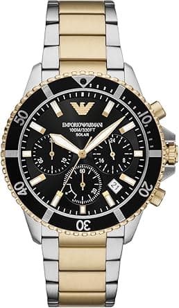 Emporio Armani Men's Chronograph Watch on Amazon.ae - Price Tracker