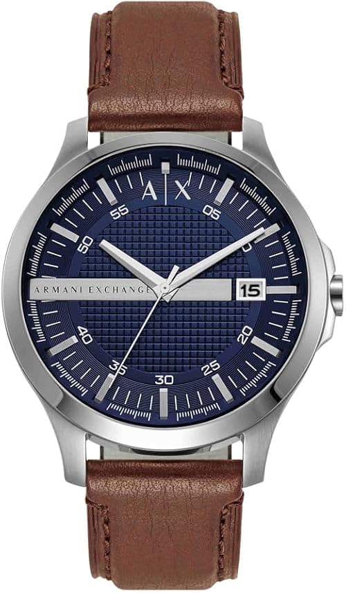 Armani Exchange Men's Three-Hand Date, Stainless Steel Watch, 46mm case size on Amazon.ae - Price Tracker