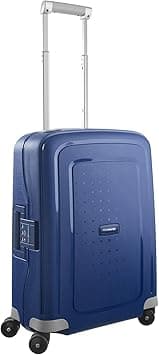 Samsonite S'Cure - Spinner S Carry-On Luggage, 55 cm, 34 L, with 4 Wheels, Blue (Dark Blue) on Amazon.ae - Price Tracker