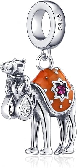 Camel Charm Pendant 925 Sterling Silver Lucky Animals Desert Hump Lover Bead Charms for Pandora Bracelet Women Gifts - Best Deal Finder