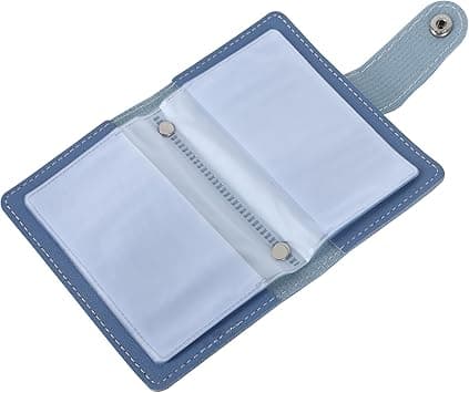 Credit Card Holder for Men and Women Card Holder Business Card Holder with 24 Compartments Soft Leather Wallet with Card Sleeves ID Organiser Card Case, blue, 11 * 7,5 cm, Credit card holder on Amazon.ae - Price Tracker