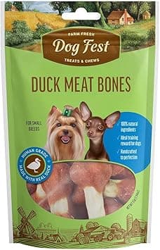 Dog Fest Duck meat bones for mini-dogs - 55g (1.94oz) - Amazon.ae Price Tracker