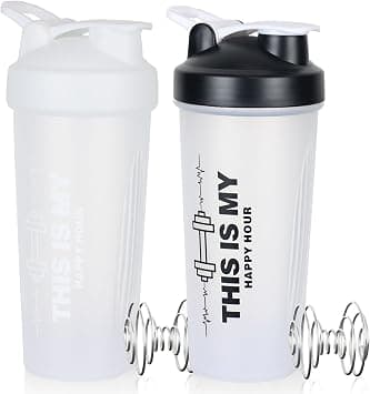 Shaker Bottle for Protein Mixes BPA-Free Leak Proof Water Gym Shake Cup 600ml on Amazon.ae - Price Tracker