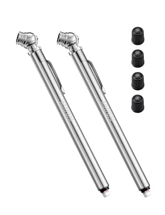 AstroAI Pencil Tire Pressure Gauge 2 Pack (10-75PSI, ±2% Span), Air Pressure Gauge for Tires, Stainless Steel Body, and Metal Made Nozzle 3 Measurements for Cars, Bikes, Vehicles on Amazon.ae - Price Tracker