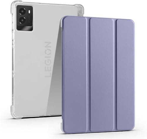 Case for Lenovo Legion Tab Gen 5 8.8 Inch 2025,Clear Simple Solid Color Three Fold Cover with Pencil Holder,Transparent PU Against Scratch,Auto Wake/Sleep (Lavender Grey) on Amazon.ae - Price Tracker