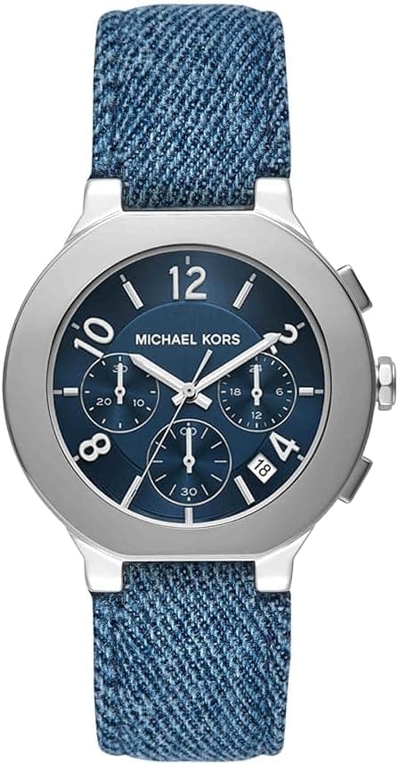 Michael Kors MK7524 Gramercy Fabric Quartz Analog Wrist Watch for Women, 40 mm Diameter, Blue/Blue on Amazon.ae - Price Tracker