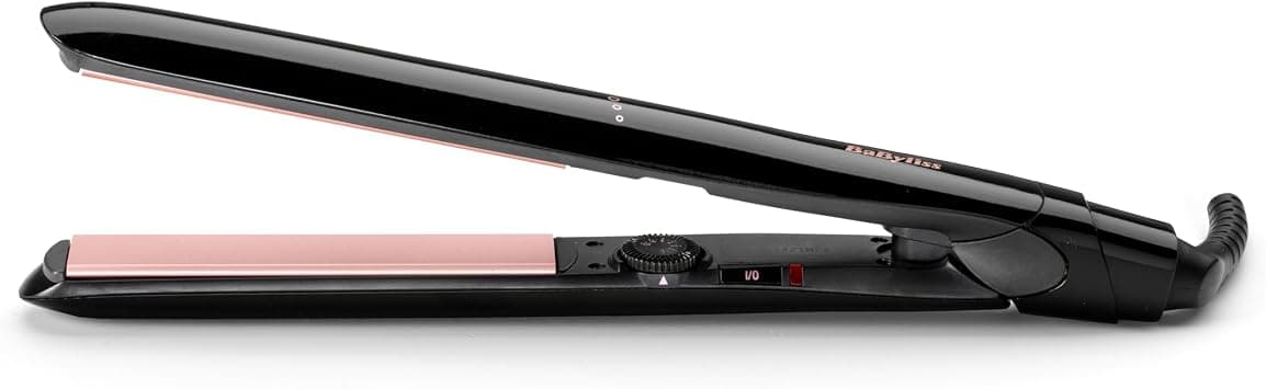 BaByliss Perfectly Sleek Hair Straightener 235°C, Quartz-Ceramic Coated Plates, 13 Heat Settings, Fast Heat Up, Long Plates, Auto Shut Off, 3m Swivel Cord, ST298SDE (Black) on Amazon.ae - Price Tracker