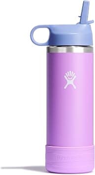 Hydro Flask 18 Oz Kids Wide Mouth Straw Cap And Boot Anemone - Best Deal Finder