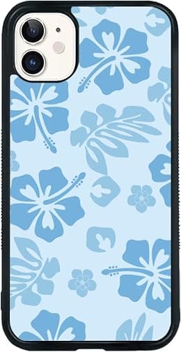 FANXI Blue Hibiscus Phone Case Compatible with iPhone 11 6.1 Inch - Shockproof Protective TPU Cute Flower Printed Phone Case Designed for iPhone 11 Case for Men Women Girls - Amazon.ae Price Tracker