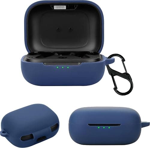 KZIOACSH Case for EarFun Air Pro 4, Ultra Slim Anti-Scratch Anti-Lost Protective Silicone Washable Sumdge-Proof Earphone Skin Bumper Cover with Carabiner for EarFun Air Pro 4, Dark Blue on Amazon.ae - Price Tracker