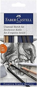 Faber Castell Drawing 7-Piece Set, Charcoal - Amazon.ae Price Tracker