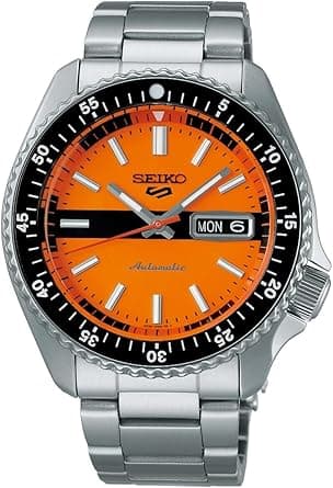 Seiko 5 Sports The â€˜New Rally Diverâ€™ Retro Colour Collection SRPK09K1, Silver, Retro on Amazon.ae - Price Tracker