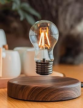 Floating Light Bulb, Magnetic Levitating Lamp Modern Desk Led Futuristic Night Levitation Lighting Decor Bulb For Home & Office Display - Amazon.ae Price Tracker