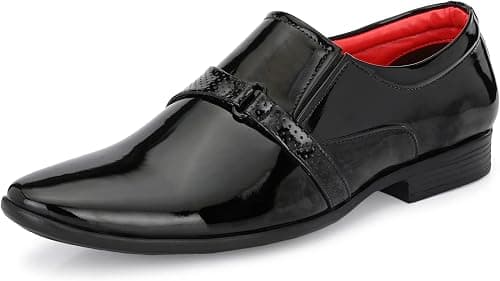 Centrino 8231 mens Formal Shoe for Men | Soft Cushioned Insole for All-Day Comfort | Stylish & Elegant Design | Perfect for Office, Business casual & Formal Attire 8231-1_Black_7 على Amazon.ae - متتبع الأسعار