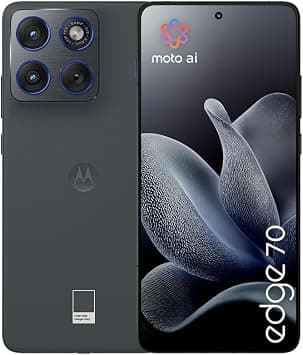 MOTOROLA Edge 70 5G, 12+12GB RAM Boost, 512 GB ROM, OIS Camera, IP68/IP69, Snapdragon 7 Gen 4, 6.7" pOLED Display 120Hz, PANTONE Gadget Grey, With Complimentary Item (UAE Type Approved) على Amazon.ae - متتبع الأسعار