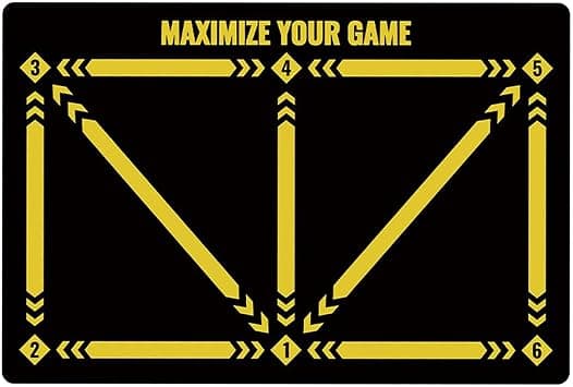 Football Footstep Training Mat, Durable Non Slip Dribble Soccer Step Practice Carpet Mastery 90X60Cm Foldable Aid Equipment For Indoor Outdoor Kids على Amazon.ae - متتبع الأسعار
