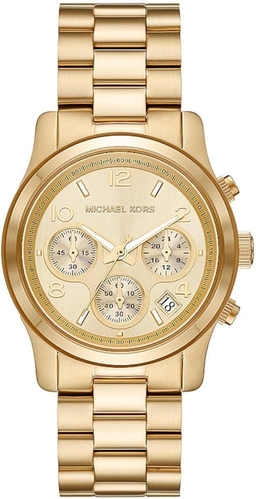 Michael Kors Runway Watch für Damen على Amazon.ae - متتبع الأسعار