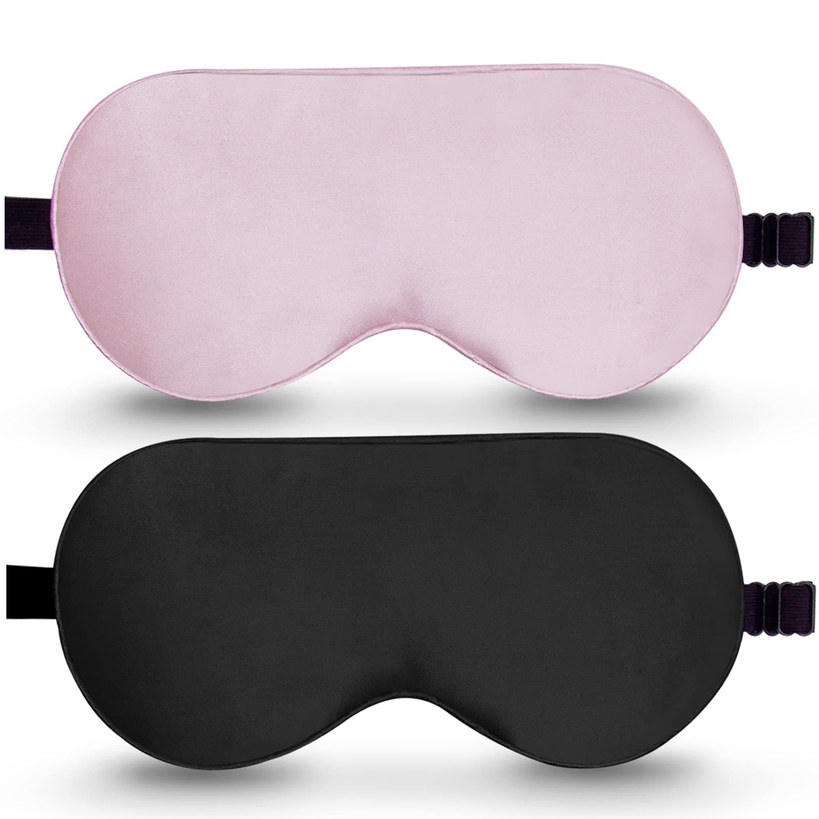 BeeVines Sleep Mask, 2 Pack 100% Real Natural Pure Silk Eye Mask with Adjustable Strap for Sleeping, Eye Sleep Shade Cover, Blocks Light Reduces Puffy Eyes Gifts on Amazon.ae - Price Tracker