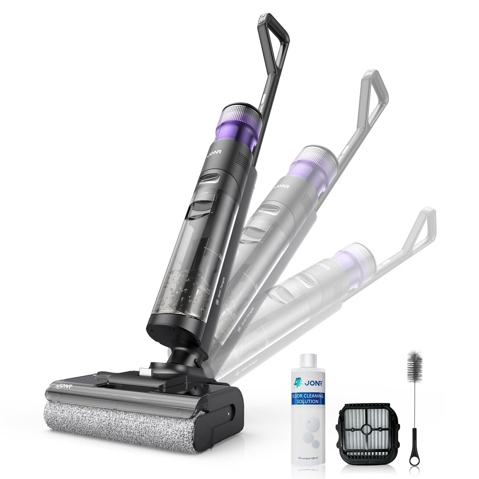 JONR ED12 PRO MAX Wet Dry Vacuum Cleaner, 180° Lie-Flat, 75° Hot Water Self-Cleaning, Smart Floor Washer with Zero Tangle Brush, Dual-Edge Cleaning, LED Display on Amazon.ae - Price Tracker