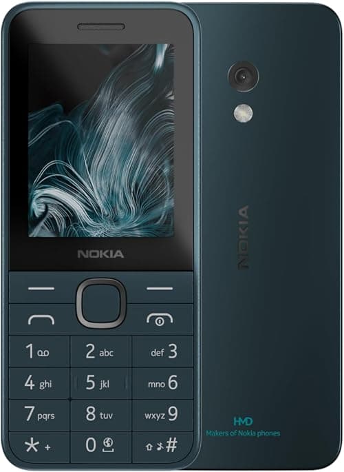 Nokia 225 [2024] 6 cm [2.4] 91 g Dark Blue Basic mobile phone (NOKIA 225 4G TA-1610 DS GBIE DARK BLUE) on Amazon.ae - Price Tracker