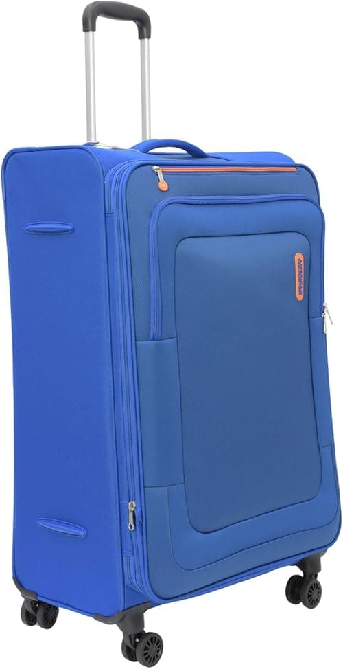 Duncan+ Suitcase, Cabin Size, 4 Spinner Wheels, Soft Top, 100% Polyester, Lightweight|Water Resistant Material|TSA Lock|Front Storage Compartment|Expandable - 3 Years International Warranty on Amazon.ae - Price Tracker
