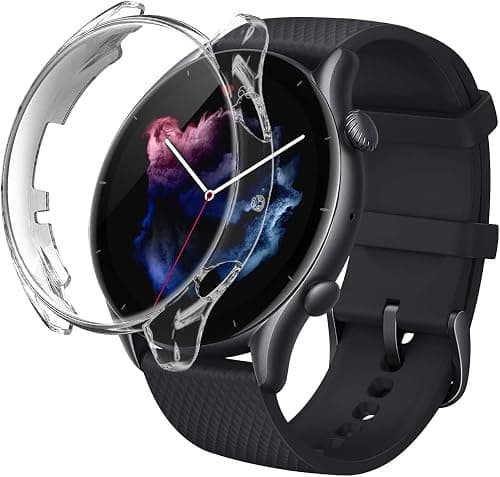 [Pack of 1] Case with Screen Protector Compatible with Amazfit GTR 3 Pro, Anti-Scratch, Full Protection Shell, Flexible TPU Protective Case for Amazfit GTR 3 - Transparent on Amazon.ae - Price Tracker