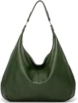 Hobo Taschen fr Damen, weiches PU-Leder, lockere Schultertasche, Geldbrse mit Reiverschluss - Best Deal Finder