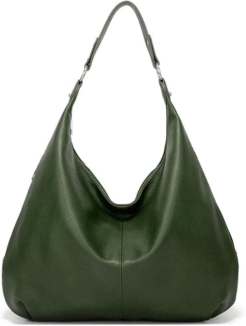 Hobo Taschen fr Damen, weiches PU-Leder, lockere Schultertasche, Geldbrse mit Reiverschluss on Amazon - Best Deal Finder