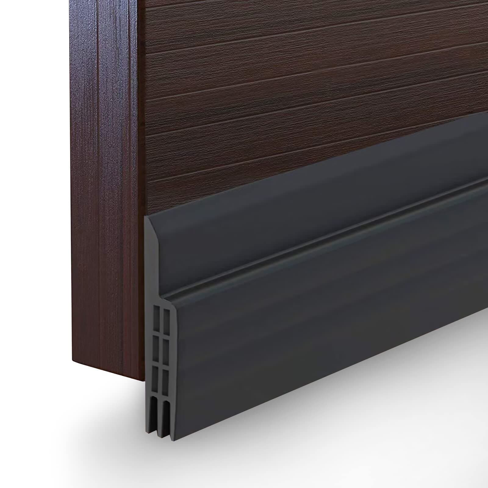 Suptikes Door Draft Stopper Under Door Seal for Exterior/Interior Doors, Door Sweep Strip Under Door Draft Blocker, Soundproof Door Bottom Weather Stripping, 2 Inch W x 39 Inch L, Black on Amazon.ae - Price Tracker
